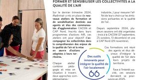 Le dernier bulletin trimestriel de Madininair… et un nouveau format à venir !