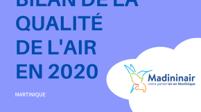 Bilan de la qualité de l’air en Martinique en 2020