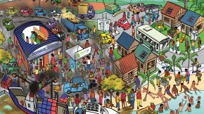 Nouveau : une carte postale illustrée made in Martinique pour sensibiliser à la qualité de l’air 