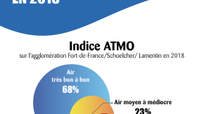 Bilan de la qualité de l’air en Martinique, retour sur l’année 2018